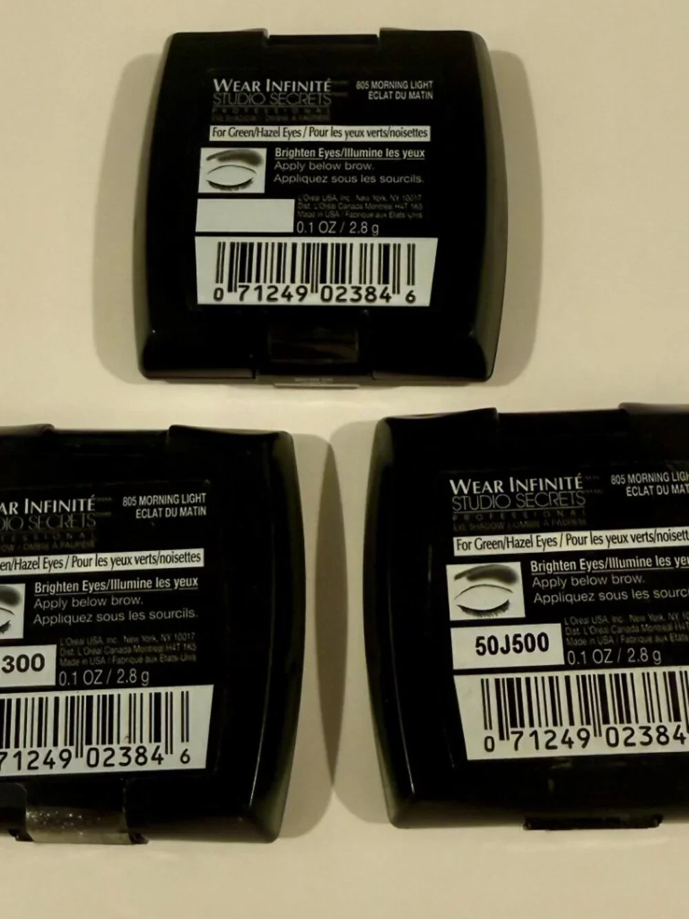 L'Oreal Eyeshadow Set of Three Number #805 Morning Light Brand New Sealed